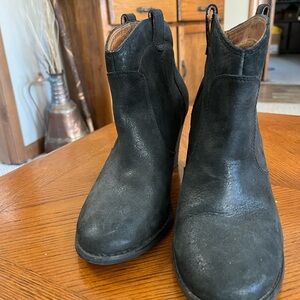 Clarks Black Leather Ankle Boot